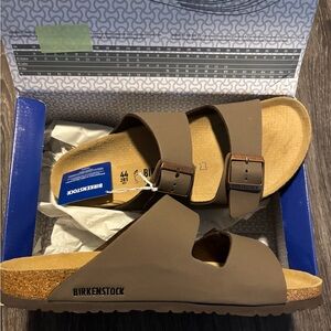 NWB Birkenstock Arizona Mocca Men’s Sandals, Size 44 (11)